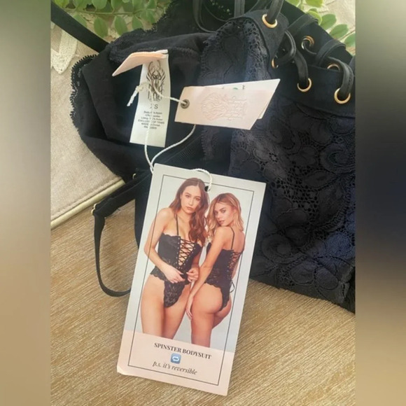 We Are HAH Reversible Spinster Bodysuit Size XS NWT $98 - Picture 7 of 15